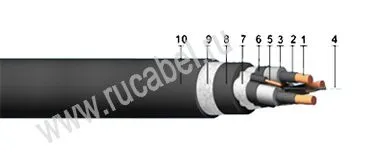 Кабель КШВГТ 3х35+3х6